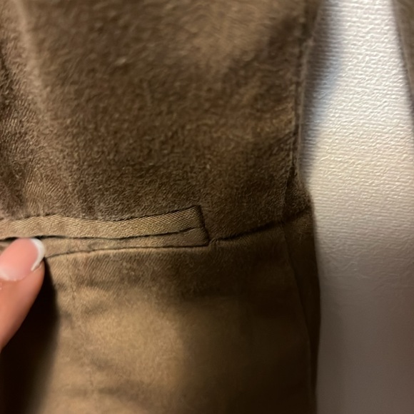 Forever 21 (Forever XXI) Women’s Size S Brown Tan & White One Button Blazer $30 - Picture 6 of 12